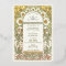 Gold Foil Vintage Wedding Invitations Art Nouveau