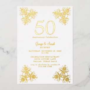 Gold Foil We still do Wedding Anniversary Party 