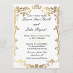 Gold foil wedding invitation<br><div class="desc">Gold foil wedding invitation</div>