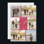 Gold Foil with Pink Plaid Merry and Bright  Holiday Card<br><div class="desc">Spread holiday cheer with our vibrant "Merry and Bright" Christmas collection, featuring a colourful pink and red plaid design. This playful and modern collection brings a fresh twist to traditional holiday greetings, perfect for festive gatherings and joyful celebrations. Customise each piece to create a truly unique and cheerful holiday experience!...</div>