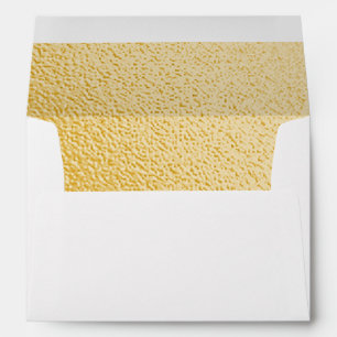 Gold Fold Faux Foil Lined Envelope