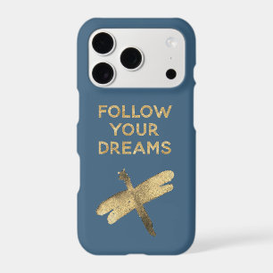 Gold Follow Your Dreams Dragonfly