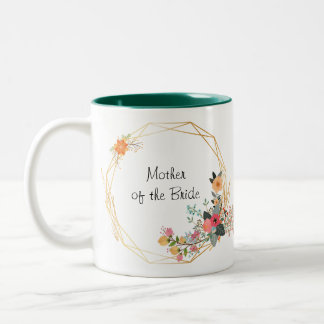 Gold Frame Mother of the Bride Mug