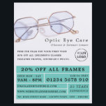 Gold Frames, Optician, Technical Practitioner Flye Flyer<br><div class="desc">Gold Frames,  Optician,  Technical Practitioner Advertising Flyers By The Business Card Store.</div>