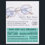 Gold Frames, Optician, Technical Practitioner Flye Flyer<br><div class="desc">Gold Frames,  Optician,  Technical Practitioner Advertising Flyers By The Business Card Store.</div>