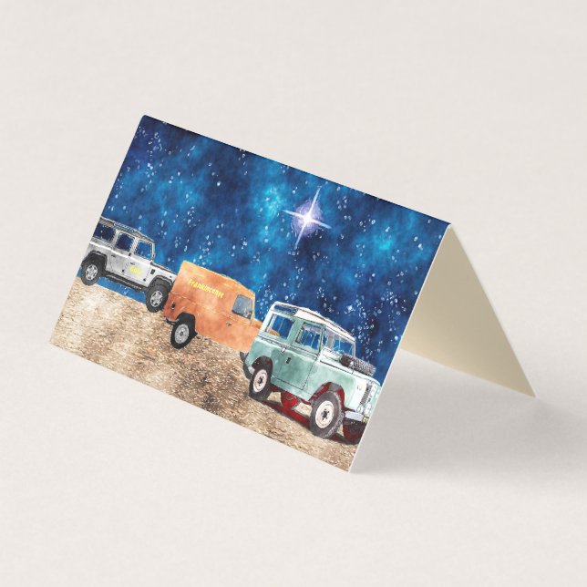 Gold, Frankincense and Myrhh by Landrover card (Front)