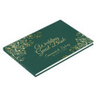 Gold Frills and Emerald Green Elegant Wedding