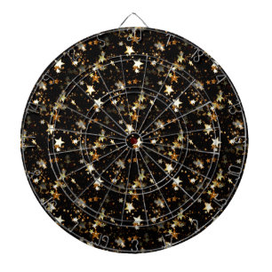 gold galaxy dartboard