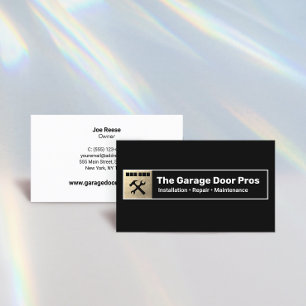 Gold Garage Door Installation &  Repair Business Card