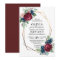Gold Geo Navy Burgundy Floral Wedding