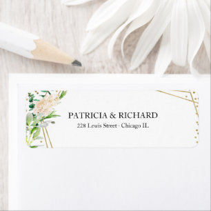 Gold Geometric Elegant Greenery