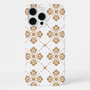 "Gold Geometric Flower" Elegant Pattern Phone Case