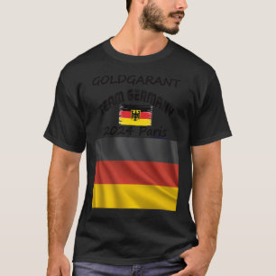 Gold Germany 2024 In Paris For Games Of Olymp T-Shirt