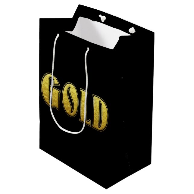 Gold Gift Bag (Front Angled)