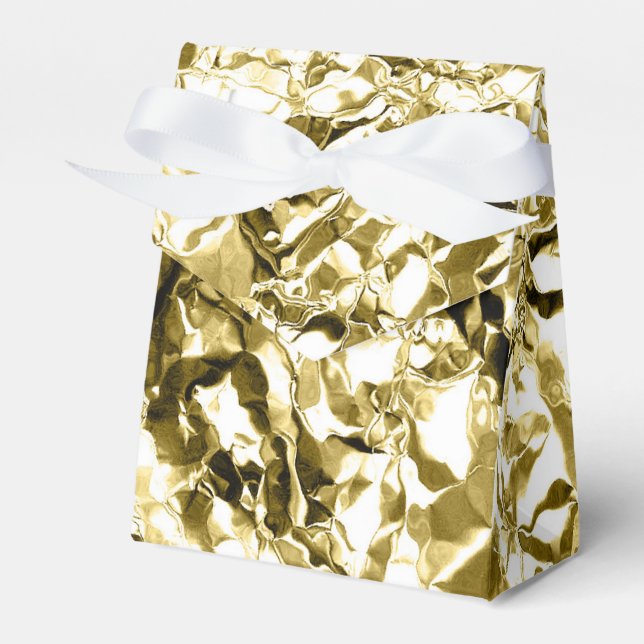 Gold Gift Favour Box (Front Side)