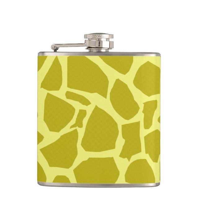 Gold Giraffe Texture Flask (Front)