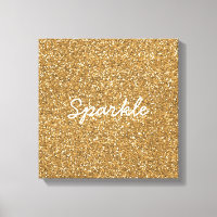 Gold Glam Faux Glitter