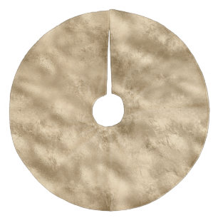 Gold Glam Fleece Tree Skirt
