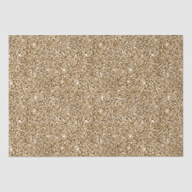 Gold Glam Glitter Tissue Paper (Front)