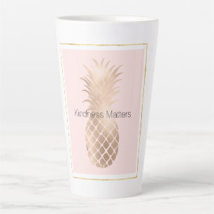 Gold Glam Pineapple Latte Mug