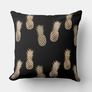 Gold Glam Pineapples Cushion