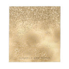 Gold Glam Sparkle Leopard Print Glitter