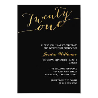 21st party invitations