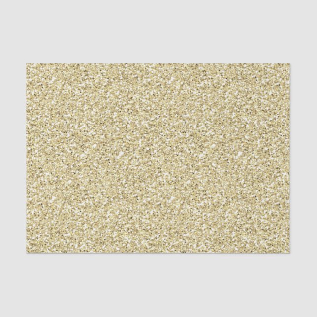 Gold Glitter 2 Tissue Paper (Front)