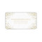 Gold glitter address label III