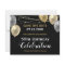 Gold Glitter Balloons 50th Birthday Save the Date