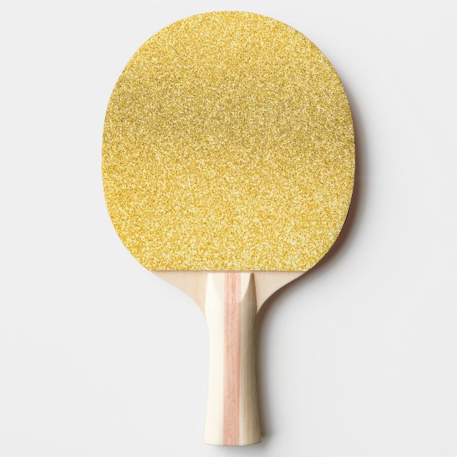 Gold glitter beer pong paddles (Front)