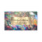 Gold glitter black opal business card