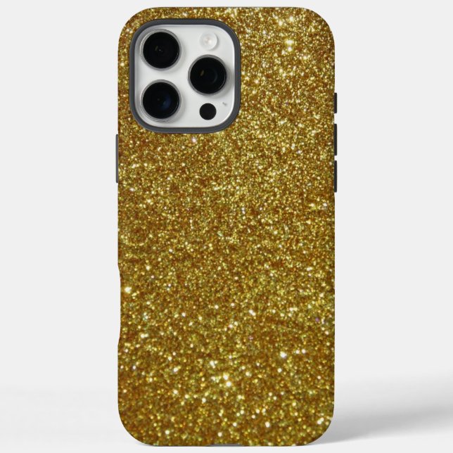 Gold Glitter Case-Mate iPhone Case (Back)