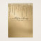 Gold Glitter Drips Earring Display Card