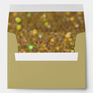 Gold Glitter Envelopes