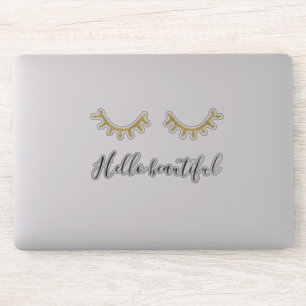 Gold Glitter Eylelashes