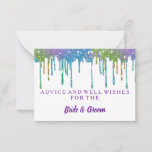 Gold Glitter Faux Foil Wedding Advice Card<br><div class="desc">This is Blank Elegant Gold Glitter Faux Foil Wedding Advice Card  Business Card. This card featuring is gold glitter. It is perfect as wedding place cards,  business cards and more. Click on the customise it button to personalise the design.</div>