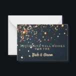 Gold Glitter Faux Foil Wedding Advice Card<br><div class="desc">This is Blank Elegant Gold Glitter Faux Foil Wedding Advice Card  Business Card. This card featuring is gold glitter. It is perfect as wedding place cards,  business cards and more. Click on the customise it button to personalise the design.</div>