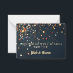 Gold Glitter Faux Foil Wedding Advice Card<br><div class="desc">This is Blank Elegant Gold Glitter Faux Foil Wedding Advice Card  Business Card. This card featuring is gold glitter. It is perfect as wedding place cards,  business cards and more. Click on the customise it button to personalise the design.</div>