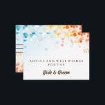 Gold Glitter Faux Foil Wedding Advice Card<br><div class="desc">This is Blank Elegant Gold Glitter Faux Foil Wedding Advice Card  Business Card. This card featuring is gold glitter. It is perfect as wedding place cards,  business cards and more. Click on the customise it button to personalise the design.</div>