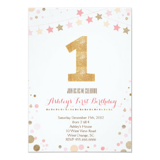 First Birthday Invitations & Announcements | Zazzle.co.uk