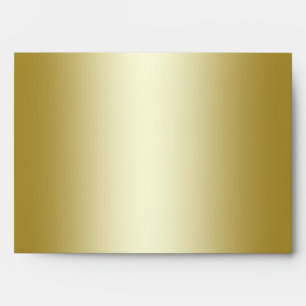 Gold Glitter Floral Envelope for 5x7 Size Products