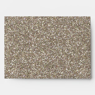 Gold Glitter Glamour Invitation Party Envelope