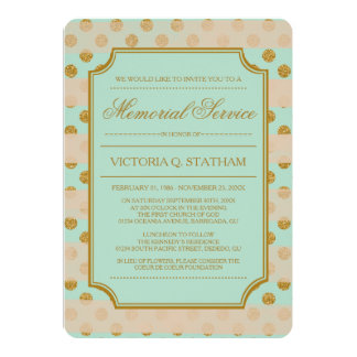 memorial service invitation