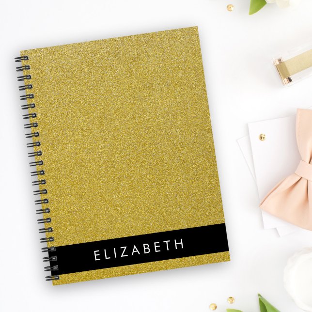 Gold Glitter, Glitter Background, Your Name Planner (Creator Uploaded)