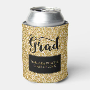 Gold Glitter-Graduation Can Cooler