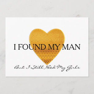 Gold glitter heart Will you be my bridesmaid Invitation