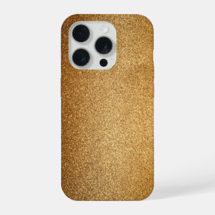 Gold Glitter iPhone 15 Pro Case