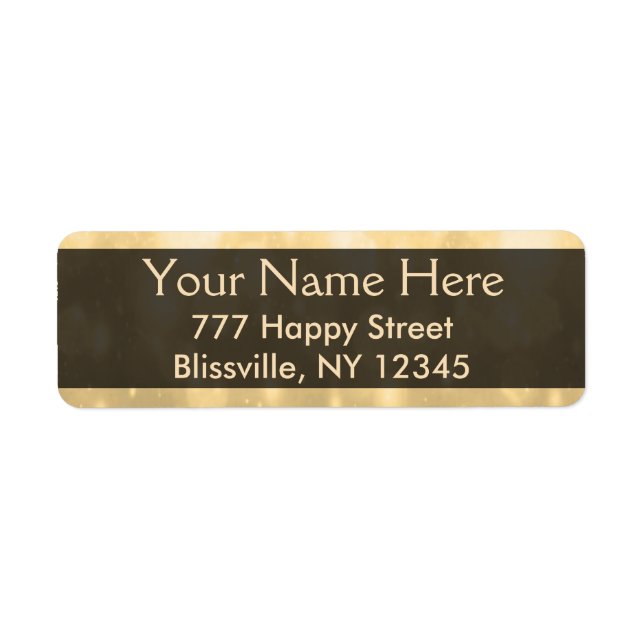 Gold  Glitter Lights (Front)