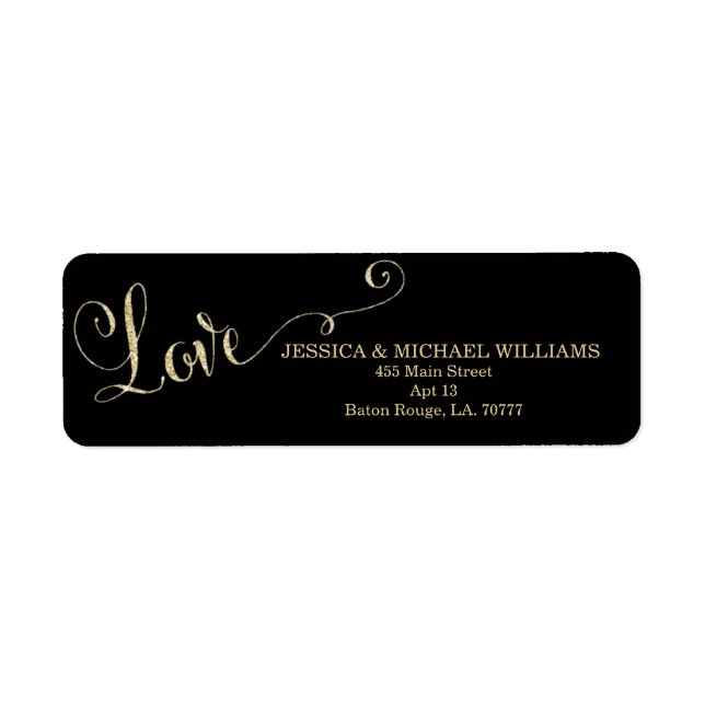 Gold Glitter Love | Valentine's Day (Front)